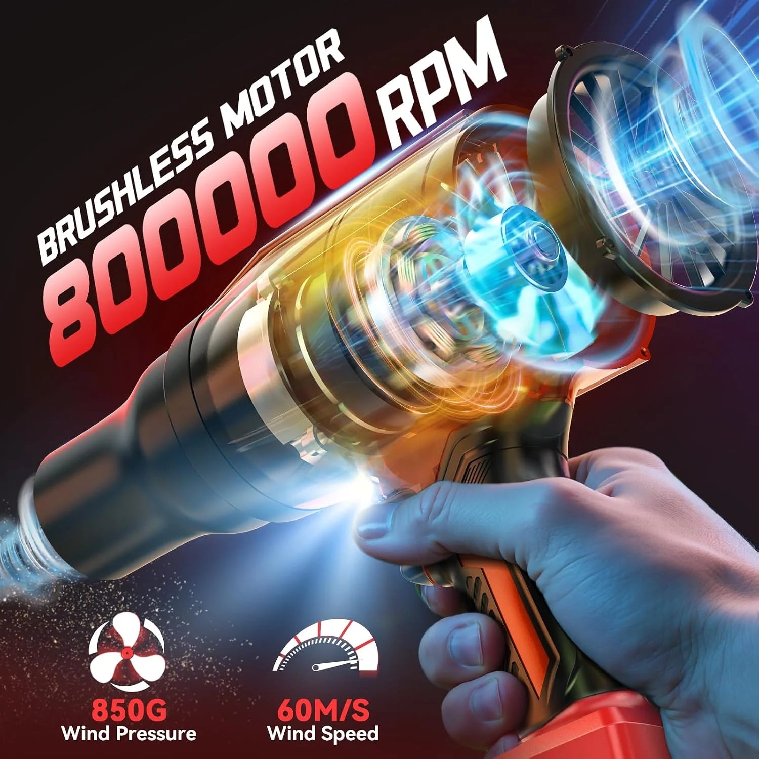 Leaf Blower Compatible with Milwaukee 18V: Ecarke Cordless Dust Blower - Image 3