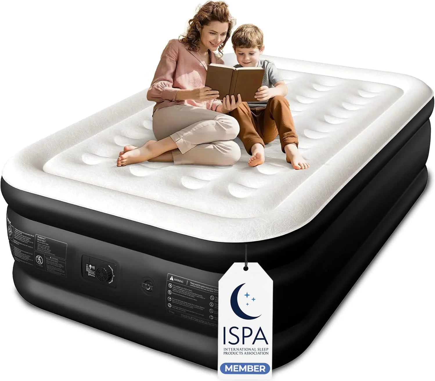 CHERIMOR Queen Air Mattress with Built-in Pump, 18 Raised Comfort, 48Hr Leak-Proof Test, Supports 800 lbs bifanuoyard - Image 6