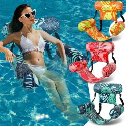 Alternative view of New Arrivals 3 Pack Inflatable Pool Floats Chairs Adult Floating Lounge Chair Adjustable Hammock Water Floating Chair