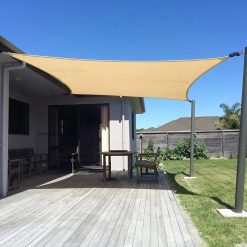 New Arrivals GUARD 10" x 13" Rectangle Shade Sail 95% UV Block Outdoor Canopy