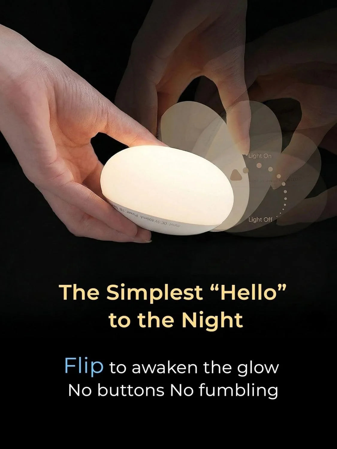 EASZZZ Baby Night Light, Dimmable bifanuoyard - Image 2