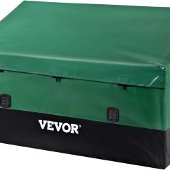 Alternative view of New Arrivals Outdoor Storage Box, 230 Gallon Waterproof PE Tarpaulin Deck Box w/Galvanized Frame, All-Weather Protection