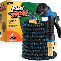 Alternative view of New Arrivals Hose Expandable Garden Hose with 8 Function Nozzle, 100FT, Lightweight Retractable Garden Hose