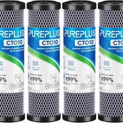 Alternative view of New Arrivals Micron 2.5 x 10 Whole House CTO Carbon Water Filter Cartridge Replacement for Under Sink Water Filter System