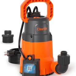 Alternative view of New Arrivals 1/3 HP Submersible Utility Pump, 2790 GPH High Flow, Portable Sump Pump with Auto Water Sensor