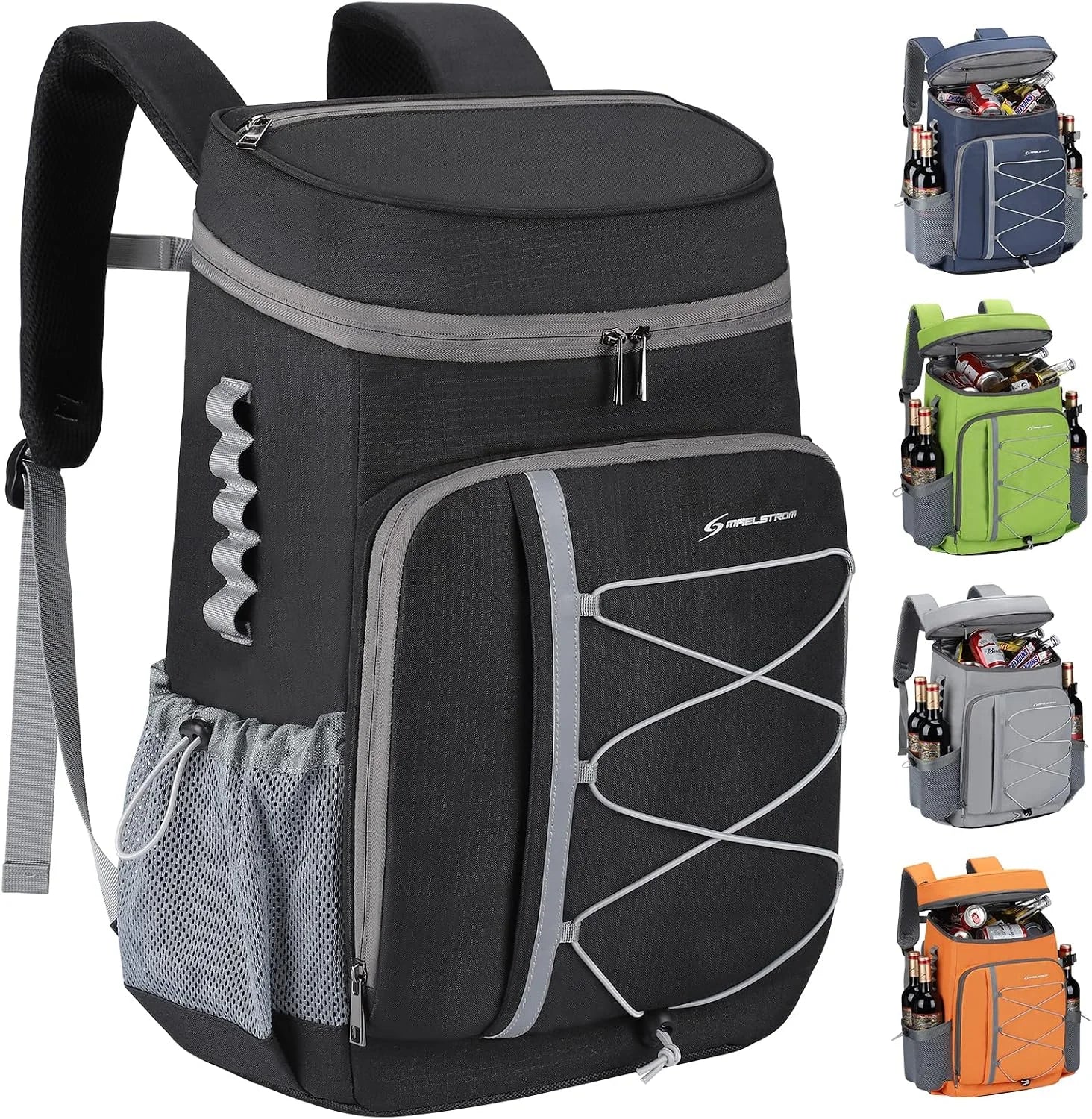 Maelstrom 35/50Can Insulated Cooler Backpack, Leakproof Soft Lunch Ice Bag - Image 5