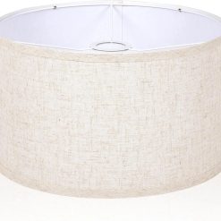 Alternative view of New Arrivals Beige Large Drum Lamp Shades for Floor Lamp