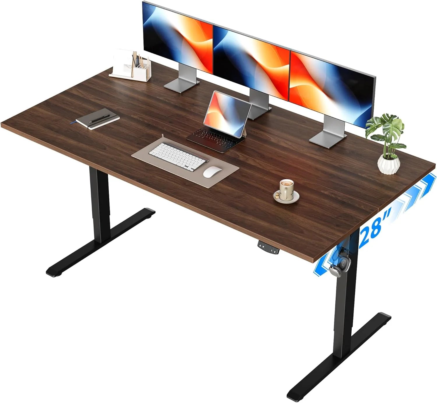 New Arrivals Electric Standing Desk, 48 x 24 Inches Height Adjustable Desk - Image 43