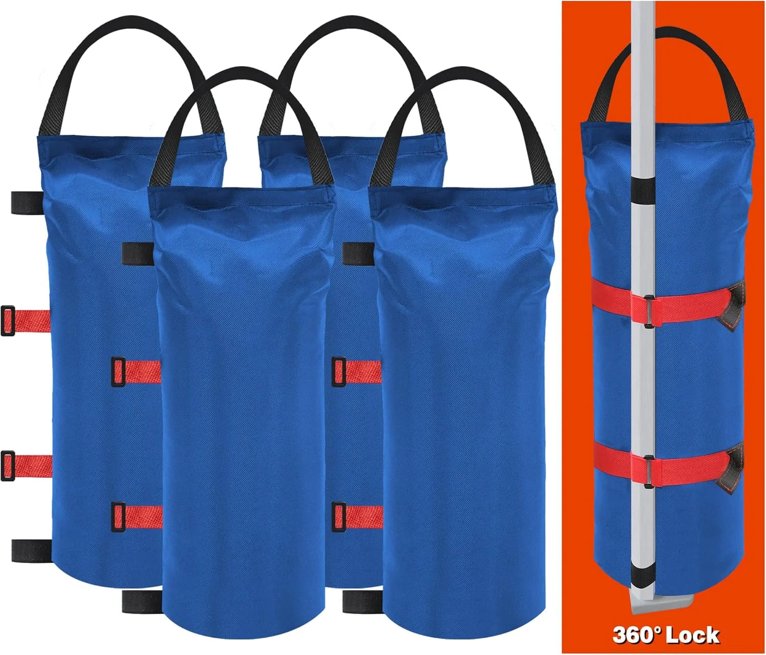 New Arrivals USA 125LBS 4-Pack Universal Canopy Weights, Secure Wind Protection to Prevent Tipping - Image 5