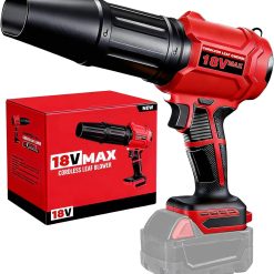 Alternative view of Leaf Blower for Milwaukee 18V Battery, 720-CFM 180-MPH Handheld Electric Brushless Dust Blower with Light