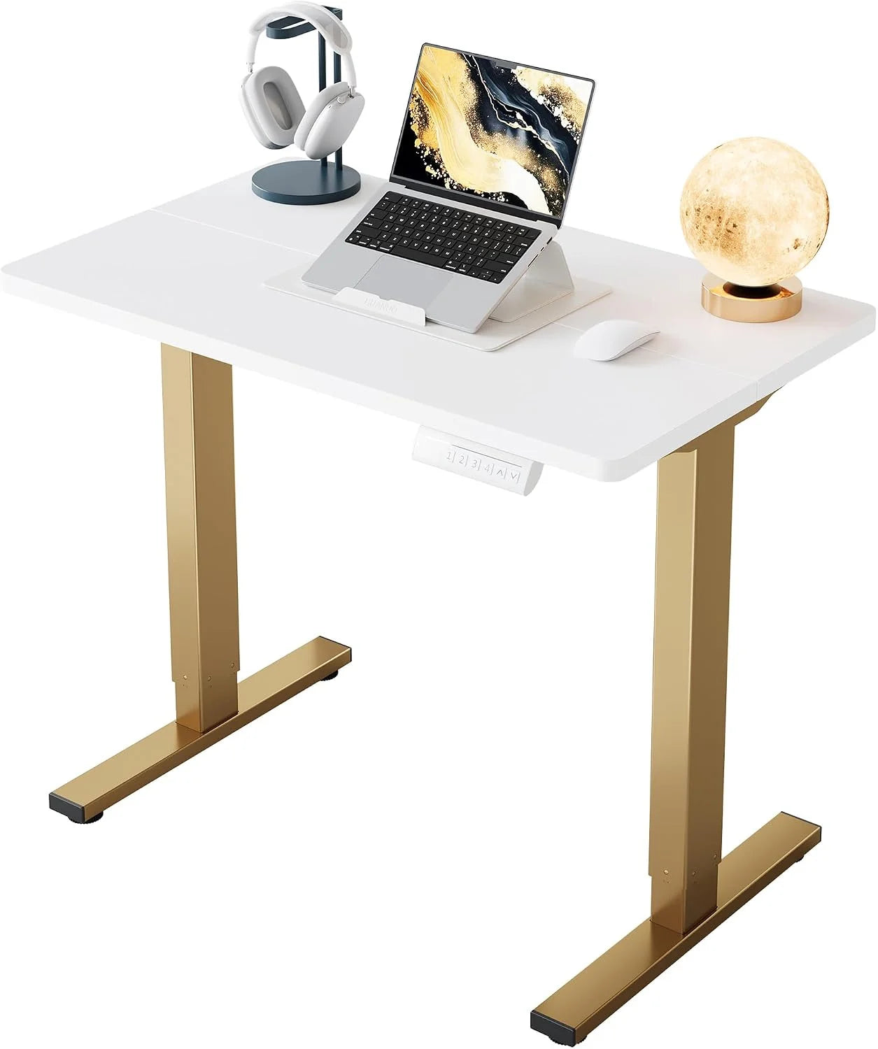 HUANUO 32 Small Electric Standing Desk Adjustable Height, 4 Memory Height Settings bifanuoyard - Image 18