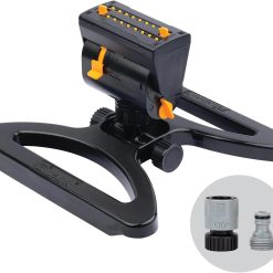 Melnor 65178AMZ MiniMax Turbo Oscillating Sprinkler on Tripod, 4000 sq. ft., 4-Way Adjustable bifanuoyard