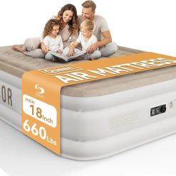 Sebor Air Mattress with Built-in Pump, Comfortable Self-Inflating Air Mattress with High-Speed Pump, 18 Twin XL) bifanuoyard