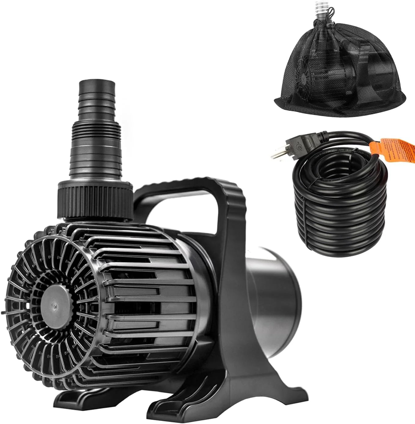 New Arrivals WATER 1800 GPH 100W IPX8 Submersible Small Pond Waterfall Pump, 32.8FT long power cord - Image 3