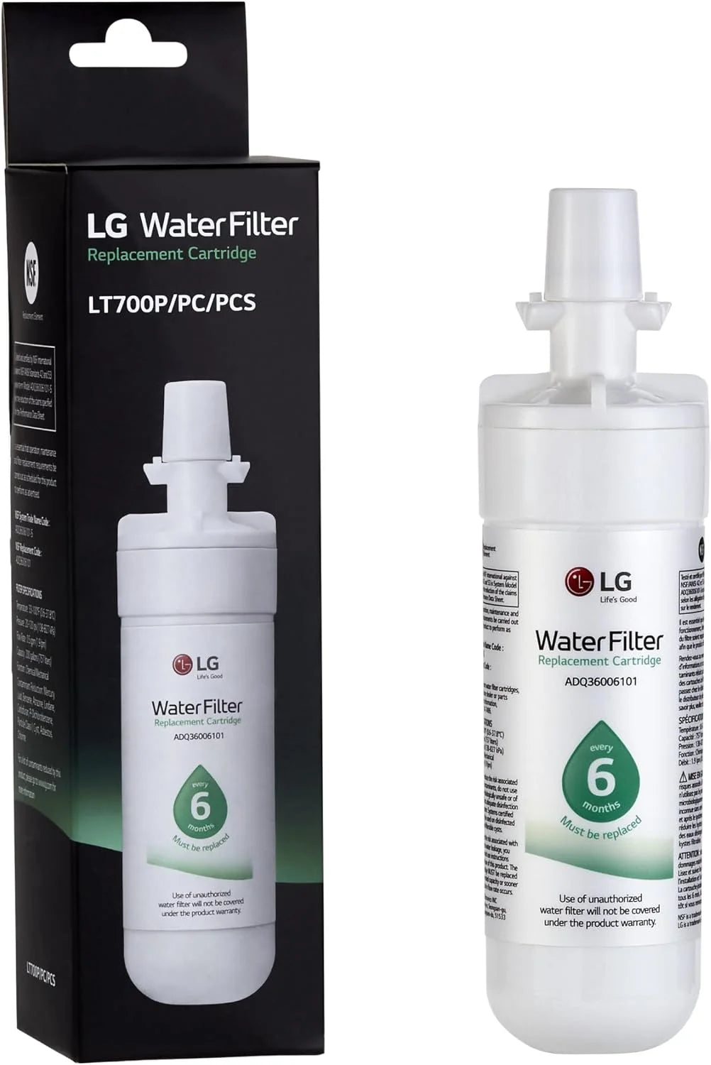 New Arrivals LT700P- 6 Month / 200 Gallon Capacity Replacement Refrigerator Water Filter (NSF42 and NSF53) ADQ36006101 " For Home Projects - Image 2