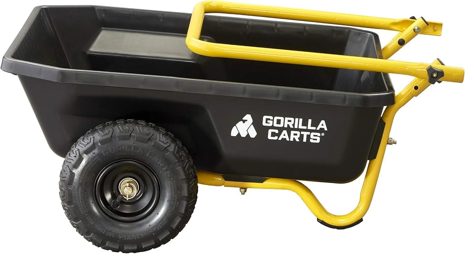 Carts GCR-4 Poly Dump Cart, 2-Wheel Garden Wagon with Foldable Handle, 4 cu ft, 300 lb. Capacity - Image 13