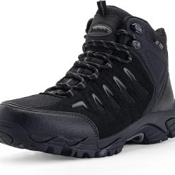 Alternative view of New Arrivals Men鈥檚 Waterproof Hiking Boots Non-Slip Lightweight Mid Top Ankle Boot Breathable Hiker Trekking Shoes