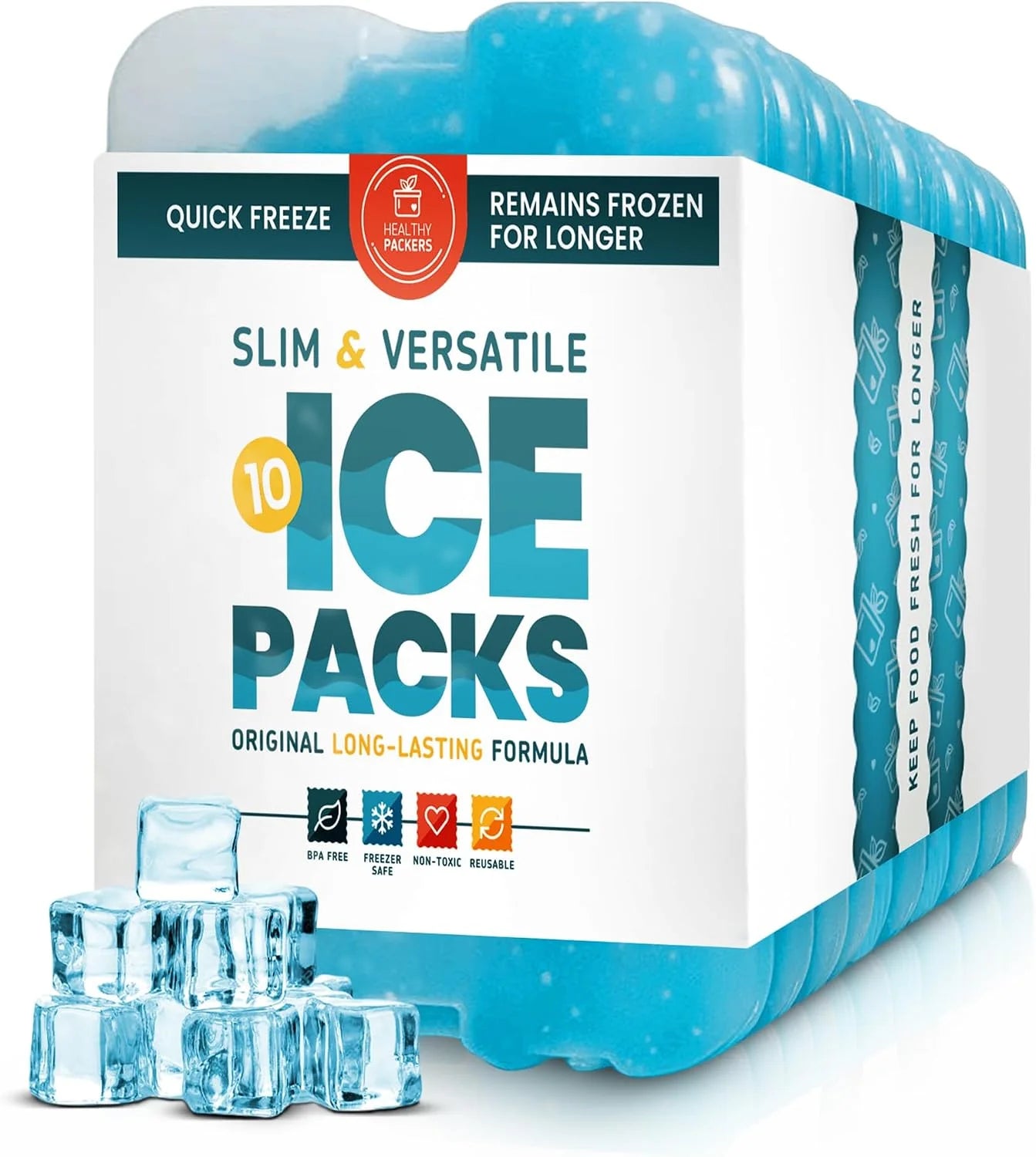 New Arrivals Packers Ice Packs for Lunch Boxes & Coolers " Freezer Packs " Original Cool Pack - Image 5