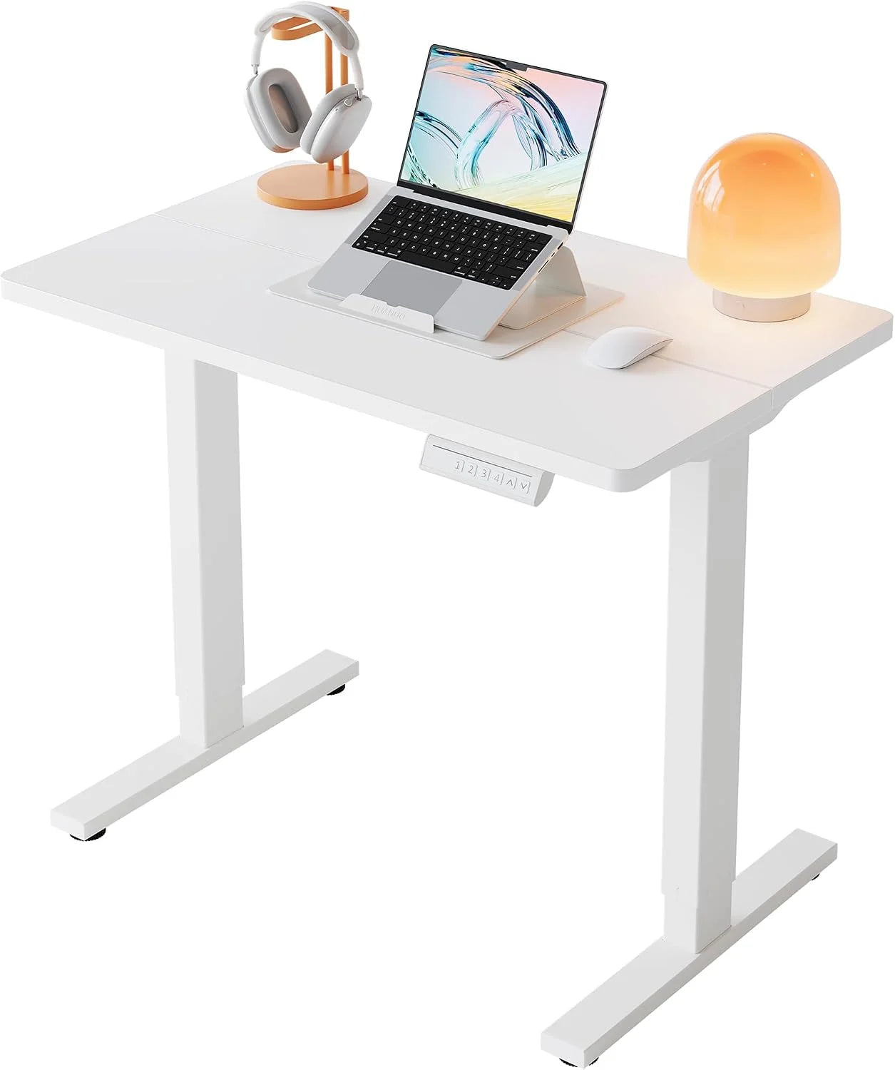HUANUO 32 Small Electric Standing Desk Adjustable Height, 4 Memory Height Settings bifanuoyard - Image 29