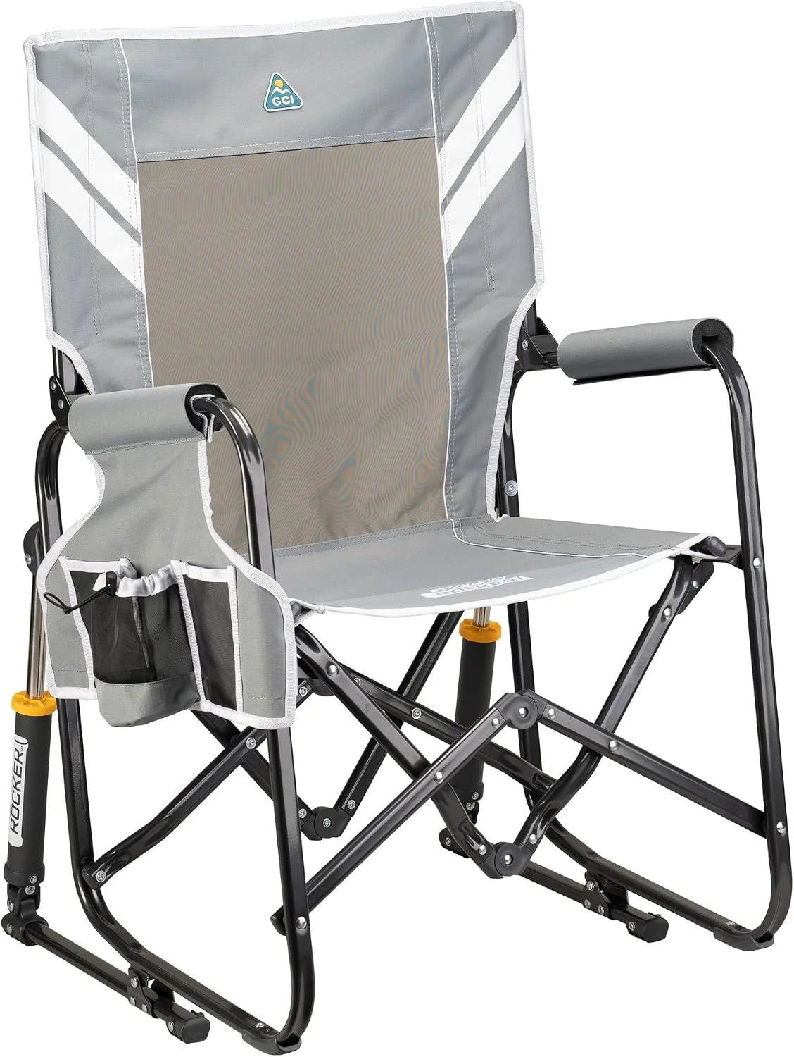 New Arrivals Outdoor Freestyle Rocker Camping Chair " Black - Image 8