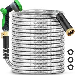 Alternative view of New Arrivals Duty Garden Hose 5/8 Inch x 200ft, Kink Resistant Lightweight Hybrid Hose