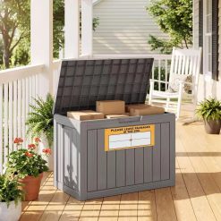 New Arrivals Outdoor Parcel Delivery Box with Lockable Lid