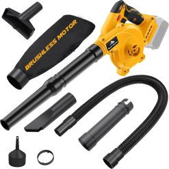 Cordless Leaf Blower for Dewalt 20V Battery, Electric Jobsite Air Blower with Brushless Motor