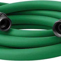 New Arrivals Garden Hose 5/8 in. x 100 ft., Lightweight All-Weather Water Hose, Durable and Flexible, Leak-Free Connections
