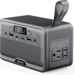 DARAN Portable Power Station 89.6Wh LiFePO4 Battery 100W(200W Peak) Solar Power Bank, Portable Charger Small Generator bifanuoyard