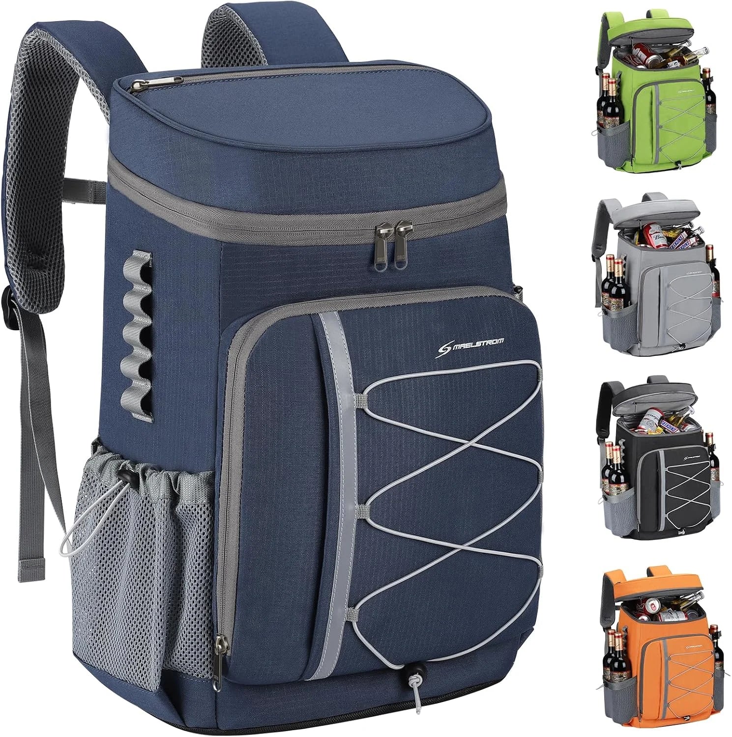 Maelstrom 35/50Can Insulated Cooler Backpack, Leakproof Soft Lunch Ice Bag - Image 3