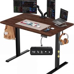 New Arrivals BEAUTY Electric Standing Desk 48 x 24, Height Adjustable 28-46