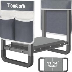 Alternative view of TomCare Garden Kneeler and Seat 11.12" Wider Larger Soft Kneeling Pad Garden Bench with 2 Large Tool Pouches Heavy Duty bifanuoyard