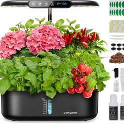 Alternative view of New Arrivals Hydroponics Growing System Herb Garden: 10 Pods Indoor Garden Kit with LED Grow Light and Smart Temp