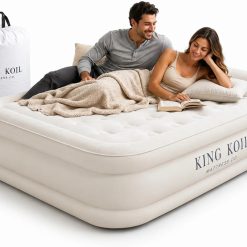 Alternative view of King Koil 20 Queen Air Mattress with Built-in High-Speed Pump, CNN Underscored Top Pick, Inflates in 2 Minutes bifanuoyard