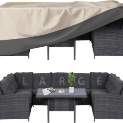 Alternative view of New Arrivals KIKCOIN Outdoor Patio Furniture Covers Waterproof, Heavy Duty, 98x78x28 in