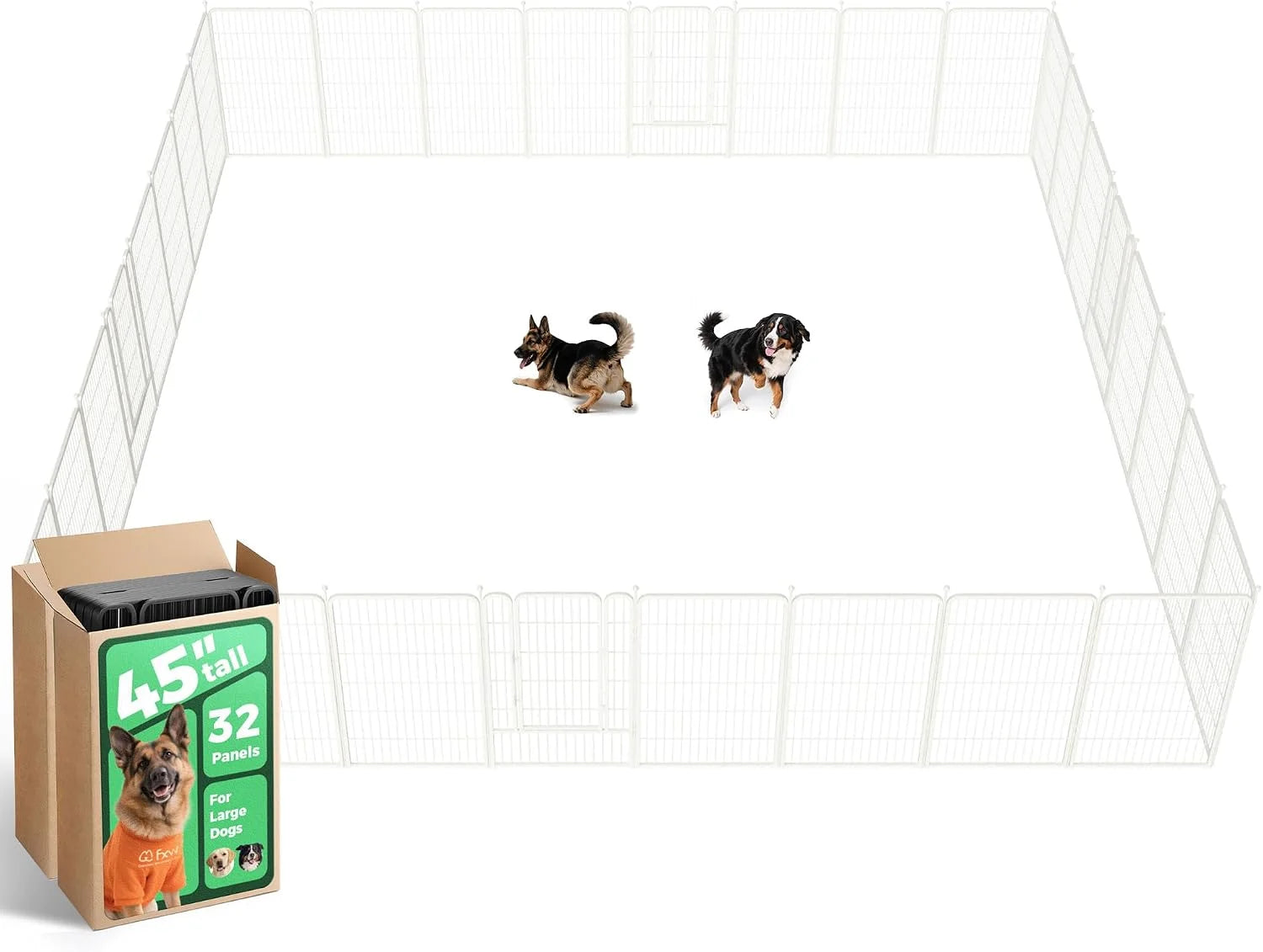New Arrivals Rollick Dog Playpen, Indoor, 24 H, 8 Panels - Image 6