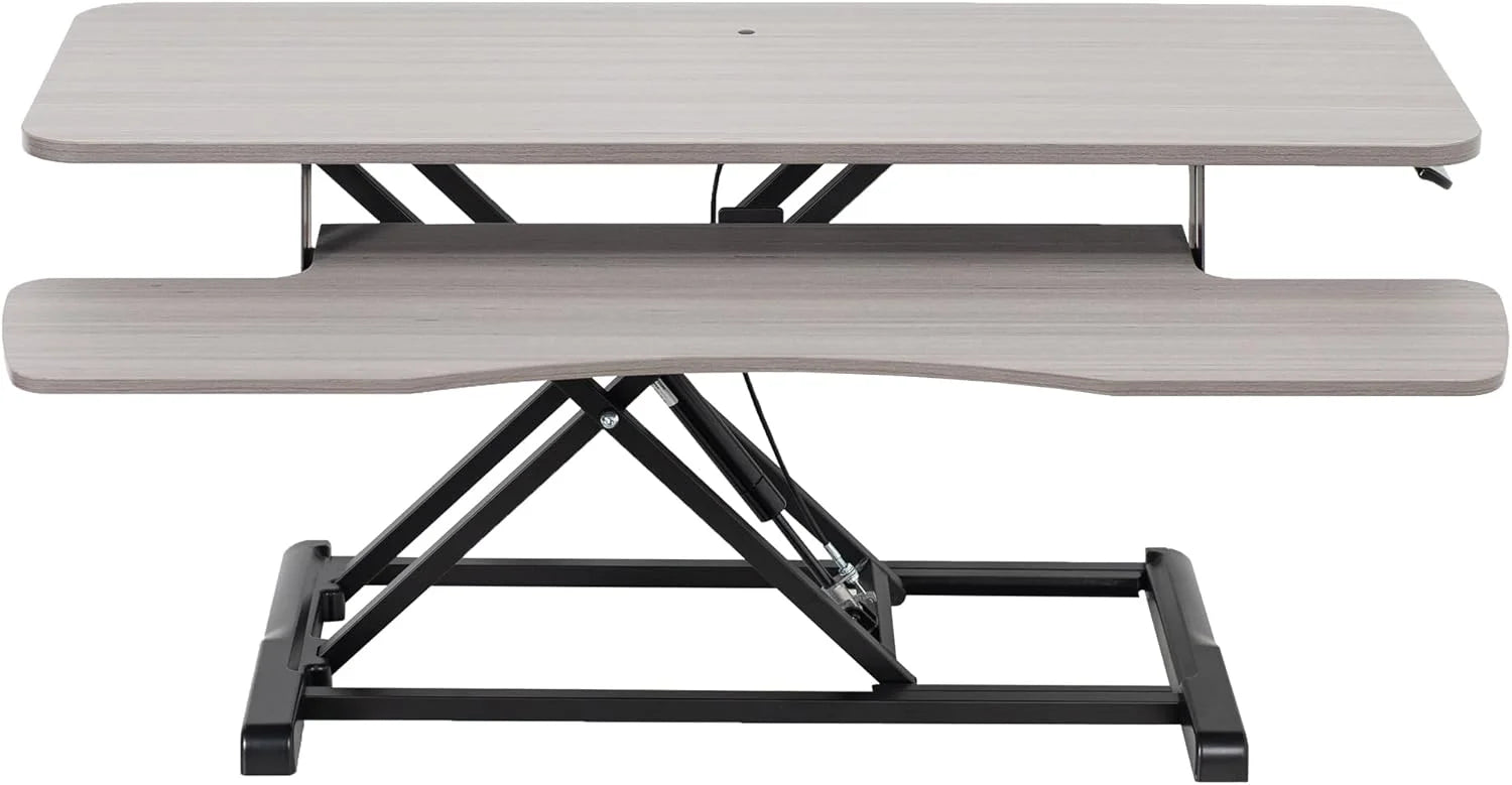 New Arrivals 32 inch Desk Converter, K Series, Height Adjustable Sit to Stand Riser, DESK-V000K - Image 34