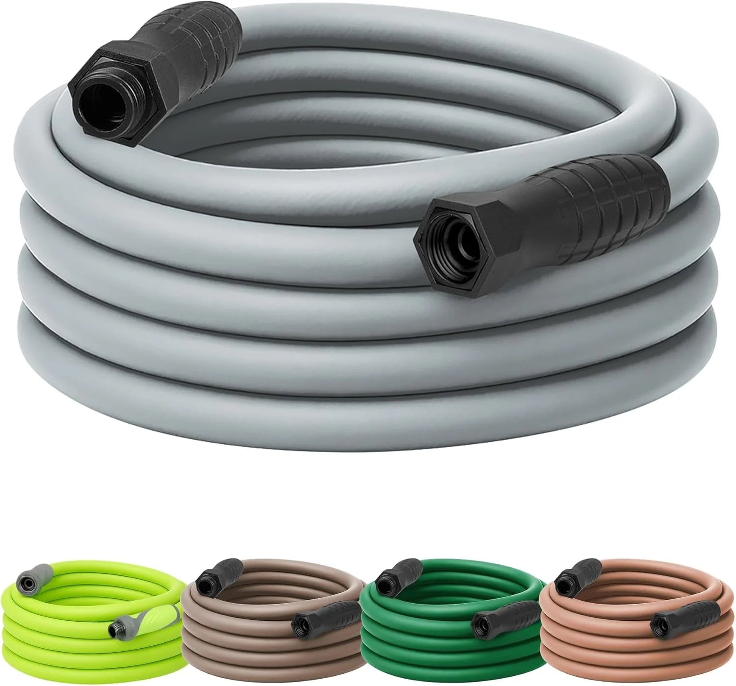 New Arrivals Garden Hose 5/8 in. x 100 ft., Lightweight All-Weather Water Hose, Durable and Flexible, Leak-Free Connections - Image 59