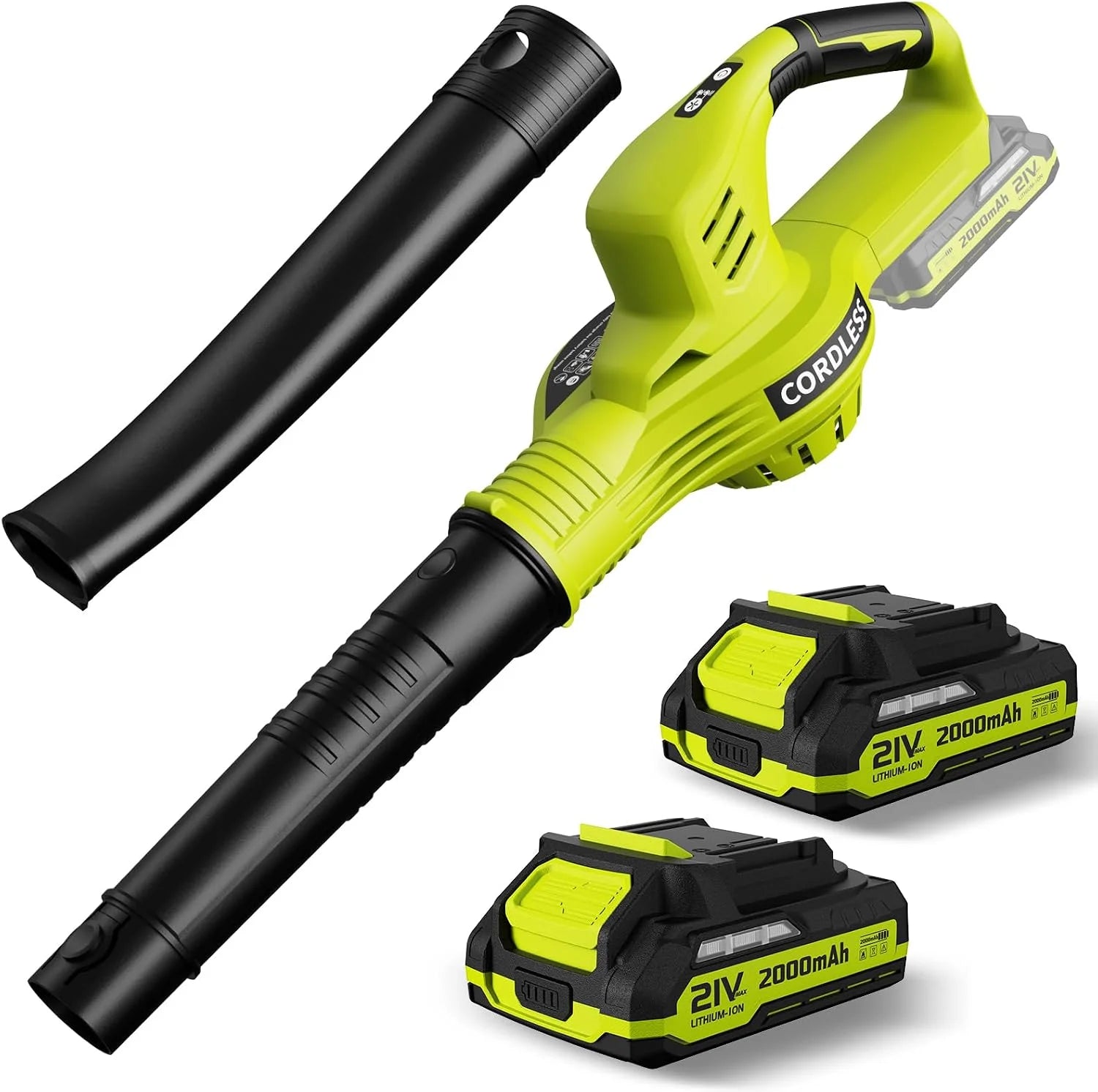 New Arrivals Blower Cordless 21V Electric with 2 Batteries and Charger Lightweight – For Yard Cleanup - Image 2