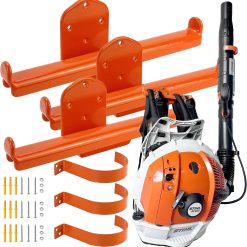 Alternative view of New Arrivals Backpack Blower Rack with Tube Hook, 1 Pack Backpack Blower Wall Mount