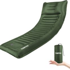 Alternative view of New Arrivals Double Sleeping Pad for Camping, Extra Thick 6 Camping Mattress 2 Person with Pillow Built-in Foot Pump