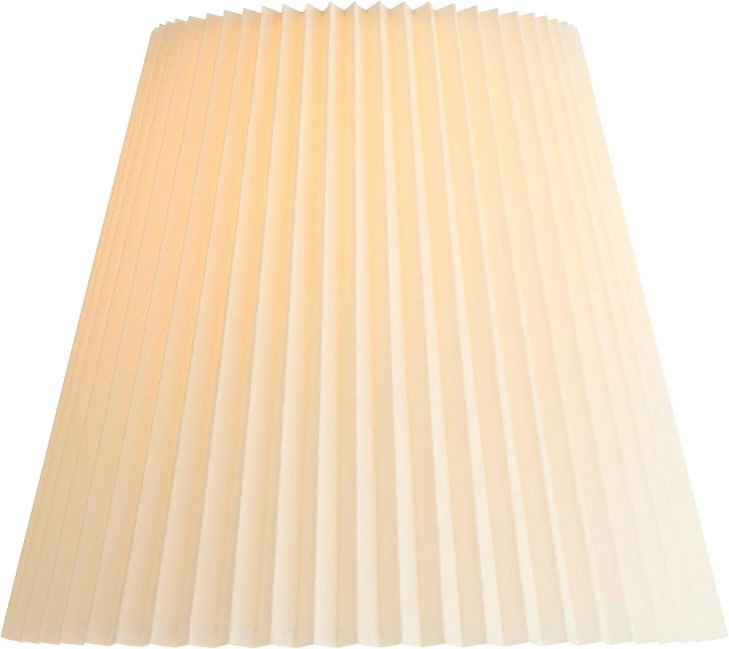 10 Top x 17 Bottom x 14 1/2 High x 14 3/4 Slant Lamp Shade (Pre-Assembled) Replacement Large Ivory White Bell Round bifanuoyard - Image 6