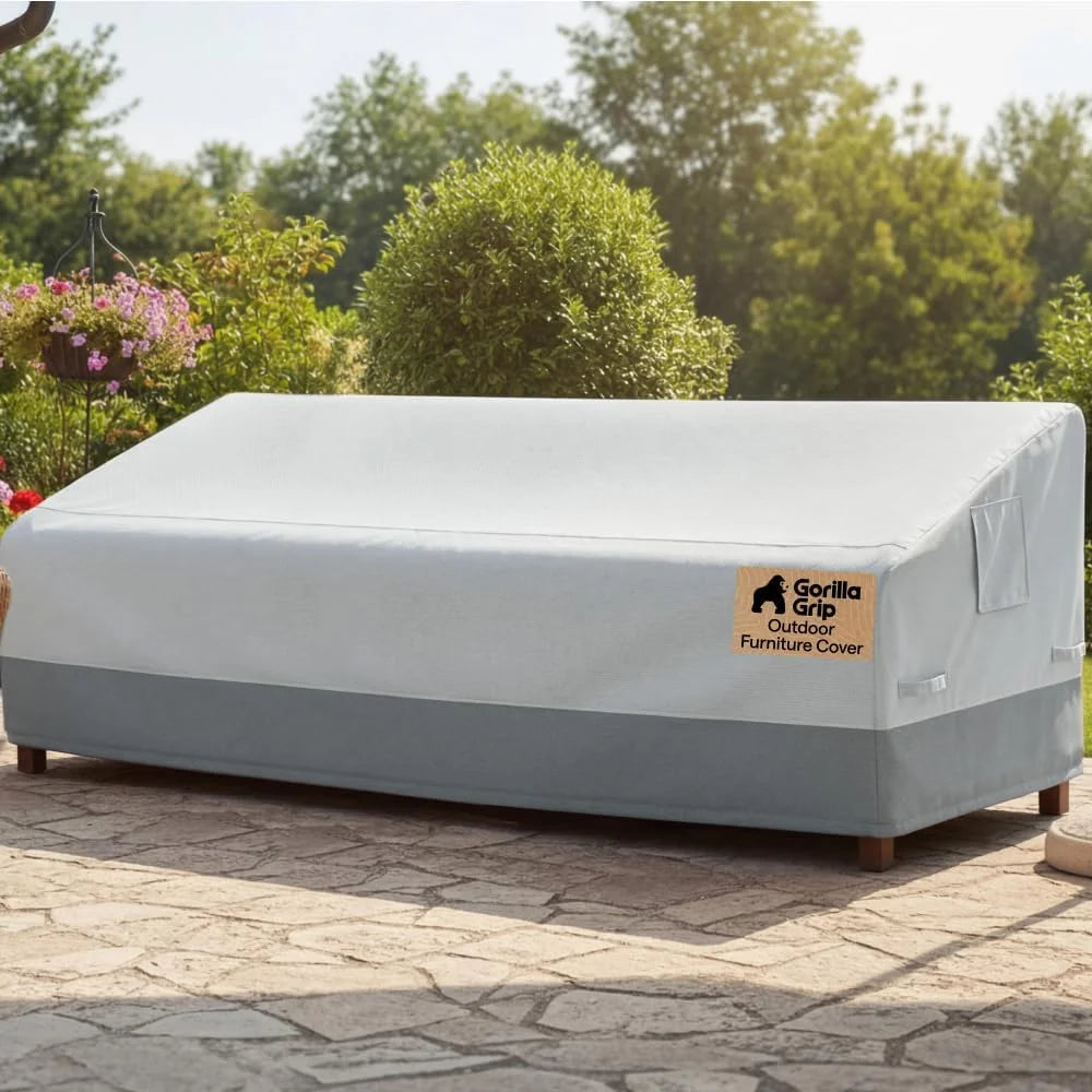 GORILLA GRIP Waterproof Outdoor Patio Sofa Cover, 3 Seater 80 Inch - Image 3