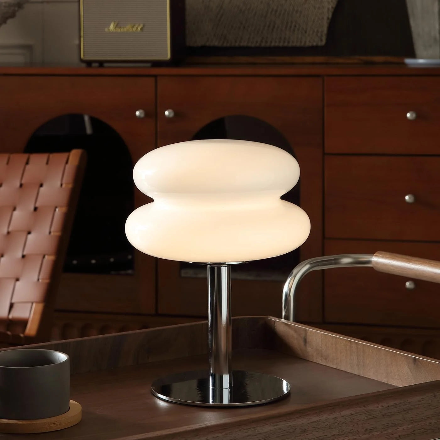 Mushroom Lamp Table Lamp for Night Stands, Dimmable, Mid Century Modern Desk Lamps for Bedroom - Image 5