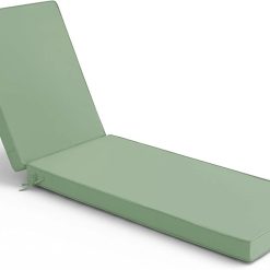 Alternative view of New Arrivals Chaise Lounge Cushions Outdoor Set of 2, Waterproof and Fade Resistant Sun Lounger Replacement Cushion