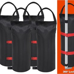 Alternative view of New Arrivals USA 125LBS 4-Pack Universal Canopy Weights, Secure Wind Protection to Prevent Tipping