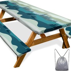 New Arrivals Play Tailor Picnic Table Cover Bench Covers Camping Essentials Tablecloth