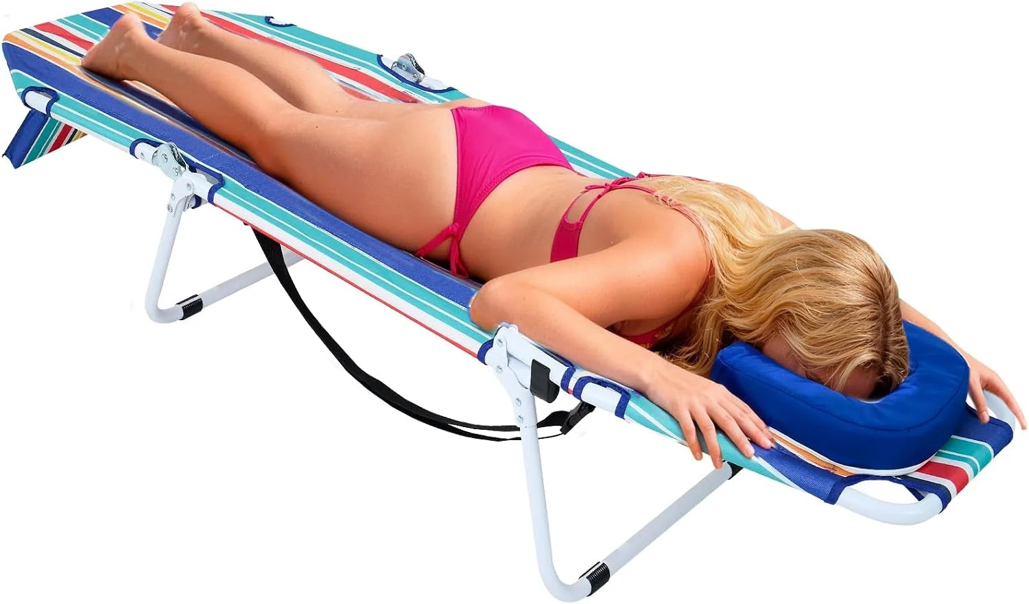 DoCred Heavy Duty Chaise Lounge Chair, Adjustable 5-Position Folding Chaise Lounge Chairs for Outside bifanuoyard - Image 6