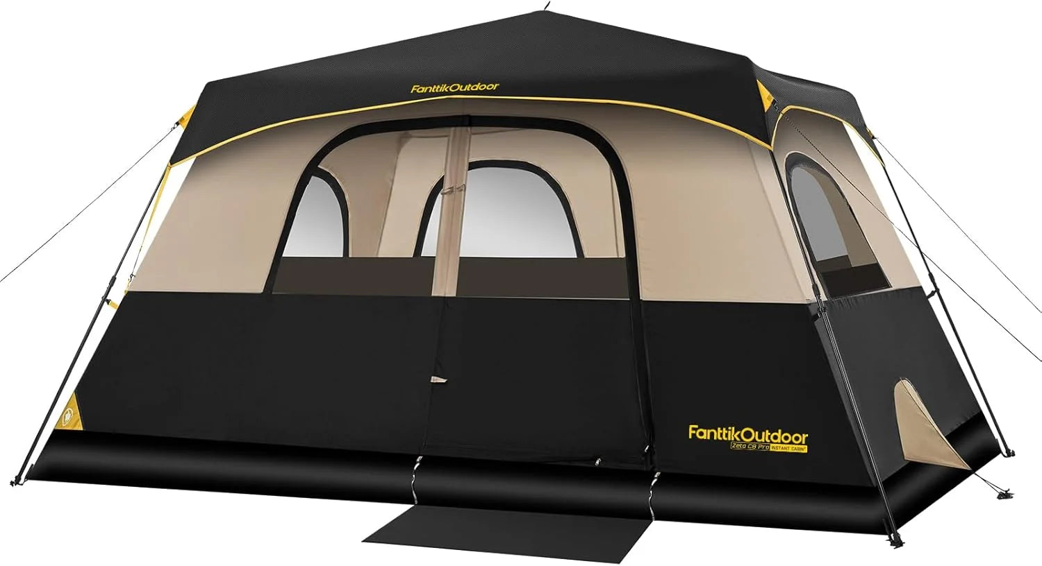 FanttikOutdoor 4/6/8/10 Person Instant Tent for Camping Setup in 60s, Camping Tent with Rainfly & Windproof bifanuoyard