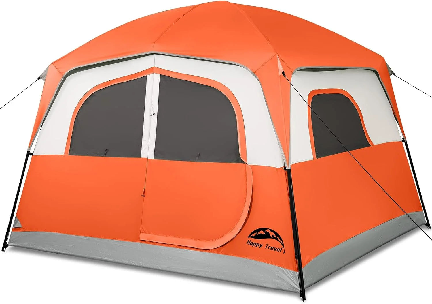 Travel Tent 6 Person Tents for Camping, Waterproof Easy Setup Camping Tent with Rainfly - Image 3
